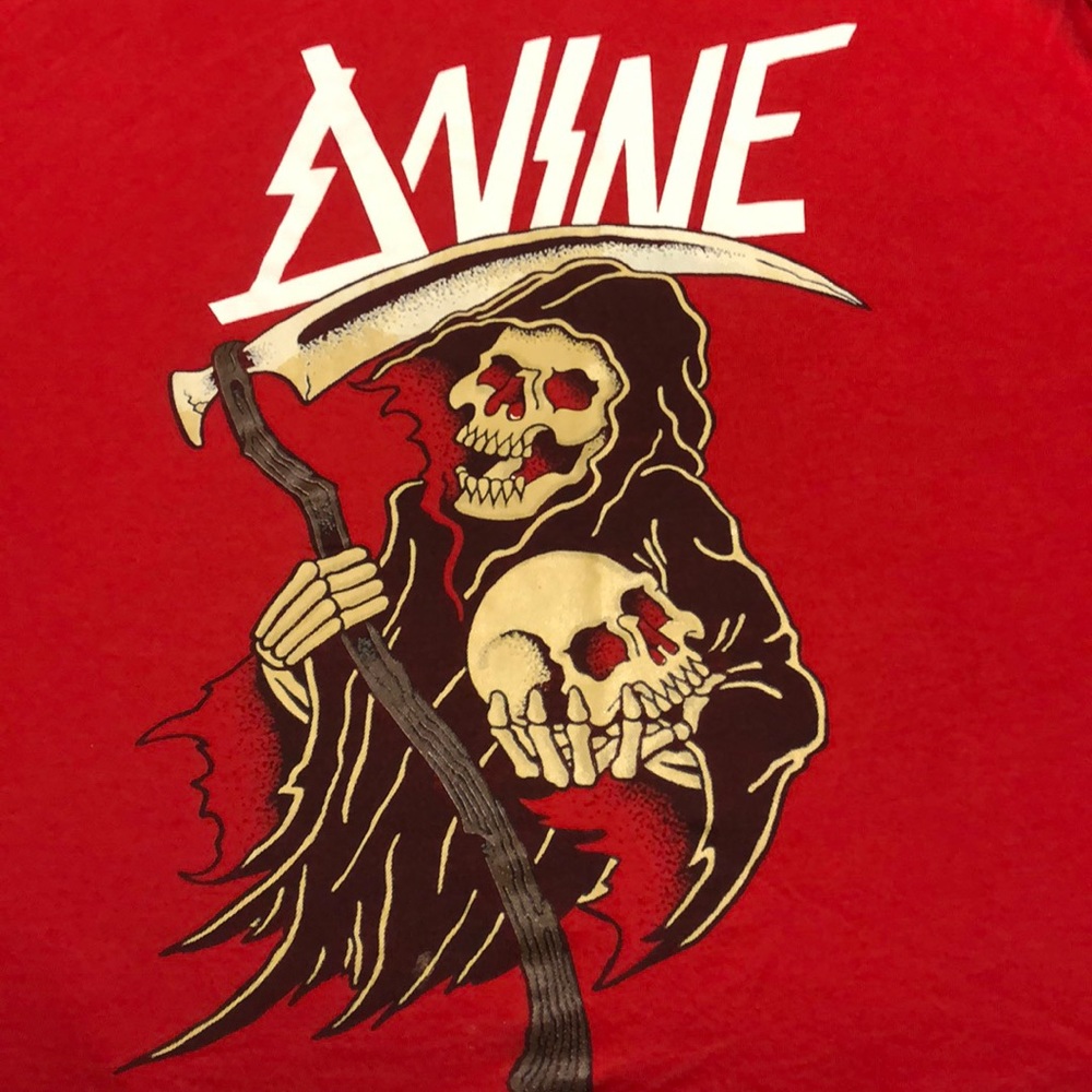 XL DNINE RESERVE T SHIRT GRIM REAPER